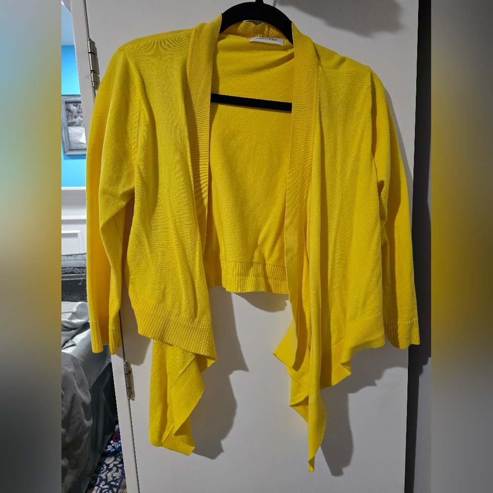 Calvin Klein Vibrant Yellow Women's Cardigan